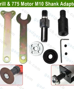 775 Motor Drill Machine M10 Shank Adapter Arbor Mandrel Chuck
