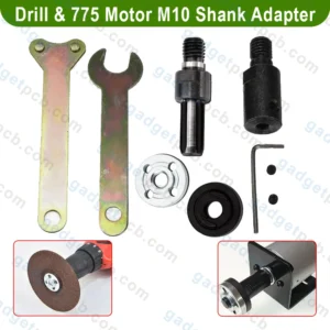 775 Motor Drill Machine M10 Shank Adapter Arbor Mandrel Chuck