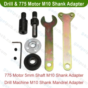 775 Motor Drill Machine M10 Shank Adapter Arbor Mandrel Chuck