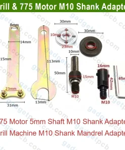 775 Motor Drill Machine M10 Shank Adapter Arbor Mandrel Chuck Core Drill Adapter Durable 10mm 6 775 Motor Drill Machine M10 Shank Adapter Arbor Mandrel Chuck