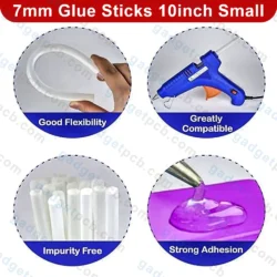 7mm Hot Melt Glue Sticks for 250mm Strip Adhesive Glue Gun Machine Tools Sets Stick Refills - Image 4