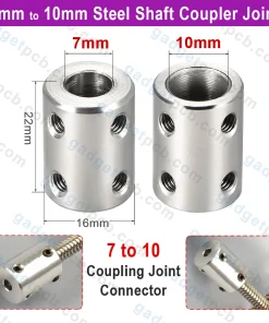 7mm to 10mm Bore Rigid Coupling Set Screw L22XD16 Steel
