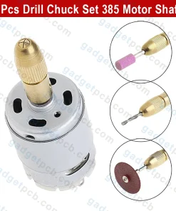 7Pcs Mini Drills Chucks Set 385 Motor Shaft Drill Chucks Adapter 2.3mm Bore Drill Chuck Tools 7 7pcs mini drills chucks set 385 motor shaft 3