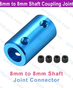 Alternative view of 8mm to 8mm Shaft Coupling Joint Connector L25XD14 Shaft Coupler Joint 8x8mm Bore Joint Stepper Motor Coupler