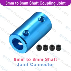 Alternative view of 8mm to 8mm Shaft Coupling Joint Connector L25XD14 Shaft Coupler Joint 8x8mm Bore Joint Stepper Motor Coupler