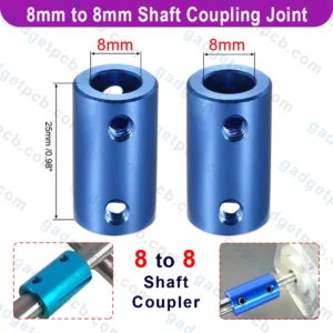 PCB Gear 8 8mm to 8mm Shaft Coupling Joint Connector