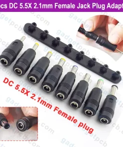 8pcs dc female connectors 8 in 1 universal 2