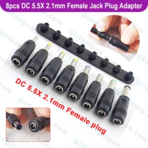 8pcs dc female connectors 8 in 1 universal 2