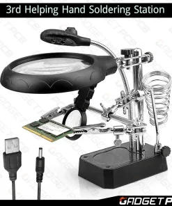 MG16129 3rd Helping Hand Magnifier Soldering Station
