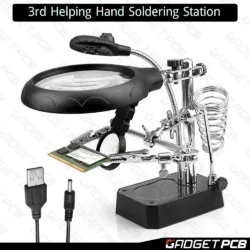 MG16129 3rd Helping Hand Magnifier Soldering Station