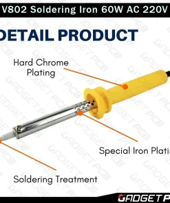 V802 Soldering Iron 60W AC 220V Tatal Iron 60W Constant Temperature 60W LOW PRICE Soldering Iron Tools Electric Rework Station 7 V802 Soldering Iron 60W AC 220V Tatal Iron
