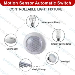 AC 220V LED PIR Motion Sensor Light Switch Infrared Human Body Auto On Off Smart Switch - Image 4
