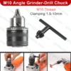 M10 Angle Grinder 1.5-10mm Electric Drill Chuck