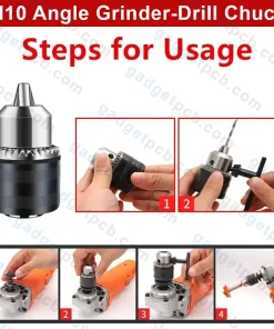 Alternative view of M10 Angle Grinder 1.5-10mm Electric Drill Chuck conversion head chuck grinder drill tool accessories