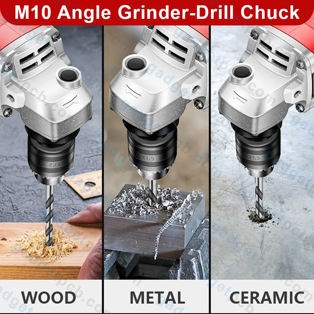 M10 Angle Grinder 1.5-10mm Electric Drill Chuck conversion head chuck grinder drill tool accessories 4 M10 Angle Grinder 1.5-10mm Electric Drill Chuck conversion head chuck grinder drill tool accessories - Image 4