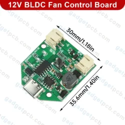 BLDC Fan Circuit 3.7V To 5V 7V 9V 12V Rechargeable Fan Control Board Boost Module Featuring 4 Speeds - Image 3