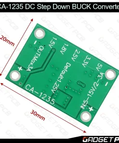 Alternative view of CA-1235 DC DC Step Down Buck Converter MP1495 Chip Output DC 1.25V 1.5V 1.8V 2.5V 3.3V 5V Adjustable Input DC 3A 5V-15V