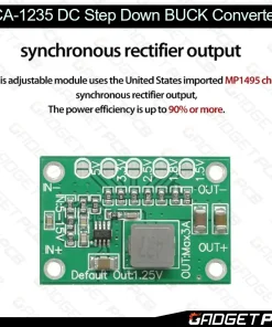 CA-1235 DC DC Step Down Buck Converter MP1495 Chip Output DC 1.25V 1.5V 1.8V 2.5V 3.3V 5V Adjustable Input DC 3A 5V-15V 6 ca 1235 dc dc step down buck converter 2