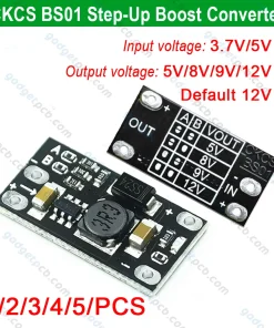 CKCS BS01 Multi-Function Mini Boost Converter 5V 8V 9V 12V Fixed Output