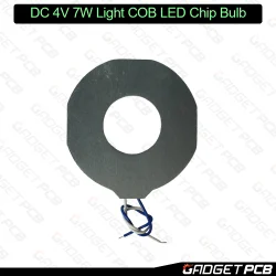 Round YX-57.2Y-24 White Color DC 4V 7W COB SMD LED Chip Bulbs COB Light COB LED Chip 3.7V 4.2V 7W Light Bulbs 6 dc 4v 7w cob smd led chip bulbs 2