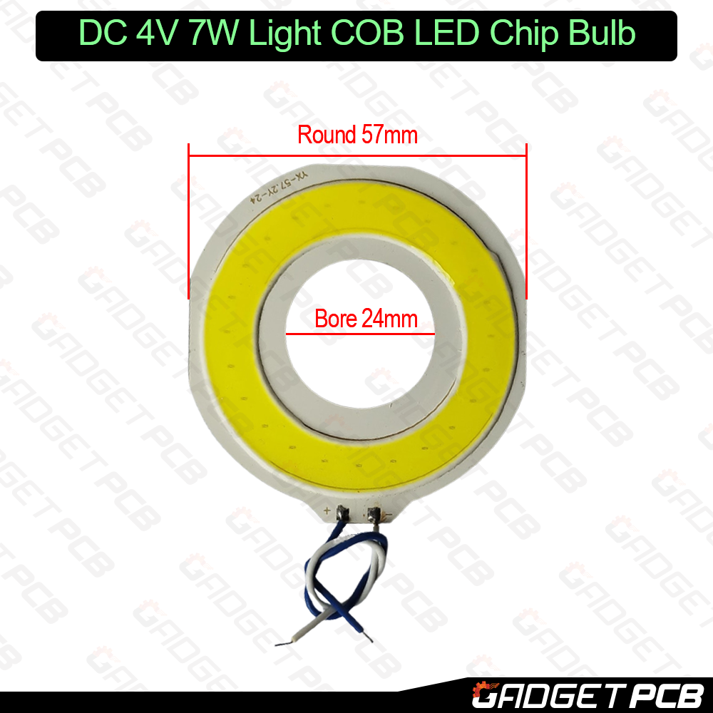 Round YX-57.2Y-24 White Color DC 4V 7W COB SMD LED Chip Bulbs COB Light COB LED Chip 3.7V 4.2V 7W Light Bulbs 4 Round YX-57.2Y-24 White Color DC 4V 7W COB SMD LED Chip Bulbs COB Light COB LED Chip 3.7V 4.2V 7W Light Bulbs - Image 4