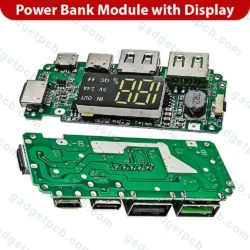 Display with Power Bank Module Dual USB 5V 2.4A Micro / Type-C USB Mobile Power Bank Circuit 7 Display with Power Bank Module Dual USB 5V 2.4A Micro / Type-C USB Mobile Power Bank Circuit - Image 4