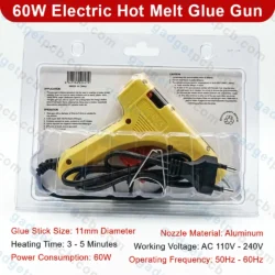 60W Heavy Duty Hot Melt Electric Glue Gun Machine Fast Heating Tool for 7mm Glue Sticks - Image 3