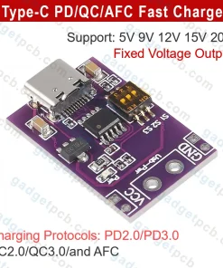 Type-C PD/QC/AFC Fast Charge Decoy Trigger Module Support 5V