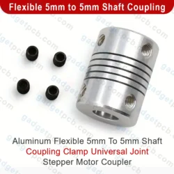 Aluminum D19L25 Flexible 5mm To 5mm Shaft Coupling Joint Stepper Motor Coupler CNC Engraving Machine Parts 6 Aluminum D19L25 Flexible 5mm To 5mm Shaft Coupling Joint Stepper Motor Coupler CNC Engraving Machine Parts - Image 3