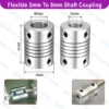 Aluminum Flexible 5mm To 8mm Shaft Coupling Joint