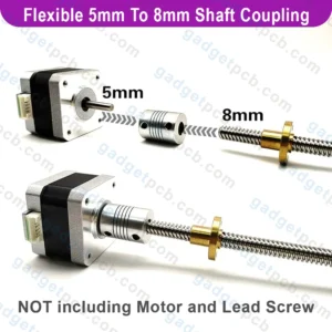 Aluminum Flexible 5mm To 8mm Shaft Coupling Joint