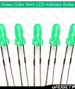 Alternative view of Green Color 3mm LED Light 3mm Round LED Bulbs Light Emitting Diode 3mm Green LED Bulb 3mm Green LED For Indicator LED Bulbs