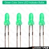 Green Color 3mm LED Light 3mm Round LED Bulbs