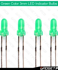 Green Color 3mm LED Light 3mm Round LED Bulbs