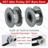 GT2 Idler Pulley 20 Teeth 5mm Bore Aluminum Timing Belt
