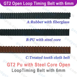 GT2 Open Loop Timing Belt Pu Steel Core 2GT Timing Belt with 6mm GT2 Rubber Open Belt for 3D Printer 6 gt2 open loop timing belt pu steel core 2gt 2