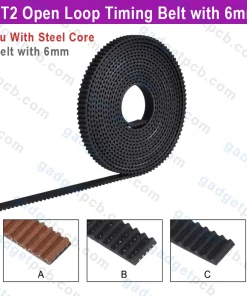 GT2 Open Loop Timing Belt Pu Steel Core 2GT Timing Belt