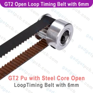 GT2 Open Loop Timing Belt Pu Steel Core 2GT Timing Belt with 6mm GT2 Rubber Open Belt for 3D Printer 7 gt2 open loop timing belt pu steel core 2gt 3