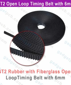 Alternative view of GT2 Open Loop Timing Belt Rubber Fiberglass Core 2GT Timing Belt with 6mm for CNC & 3D Printer