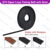 GT2 Open Loop Timing Belt Rubber Fiberglass Core