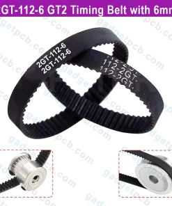 112-2GT-6 GT2 Timing Belt 112mm Width 6mm Endless Closed