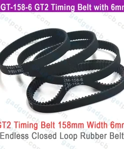 gt2 timing belt 158mm width 6mm endless 2
