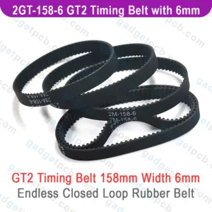 gt2 timing belt 158mm width 6mm endless 2