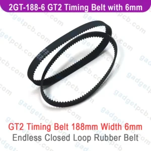 gt2 timing belt 188mm width 6mm endless 2