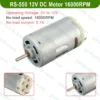 High-Speed DC 12V Motor RS-550 DC Motor