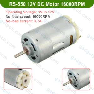 High-Speed DC 12V Motor RS-550 DC Motor