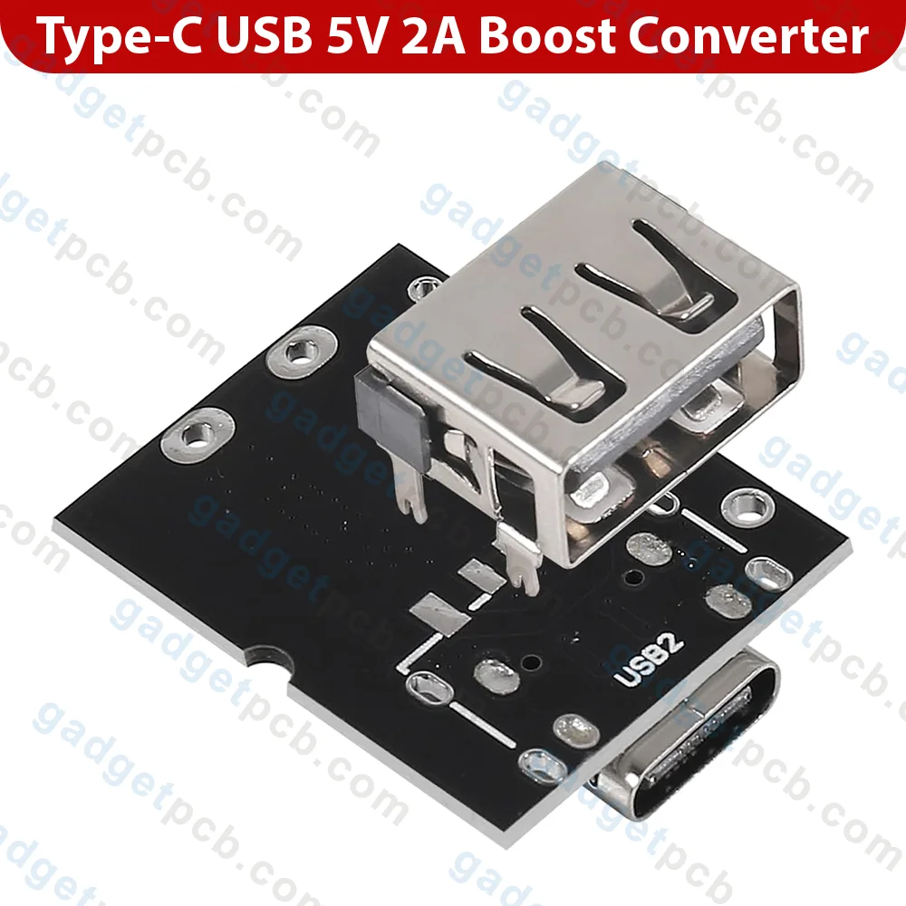 IP5306 Type-C USB 5V 2A Boost Converter Step-Up Power Module 5V 2A Power Bank Circuit Board 3 IP5306 Type-C USB 5V 2A Boost Converter Step-Up Power Module 5V 2A Power Bank Circuit Board - Image 3