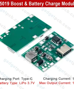 J5019 Boost Module Type-C DC-DC Step Up and Down 4.2V-24V Boost Module 3.7V/4.2V Battery Charging Board 6 j5019 boost module type c dc dc step up 2