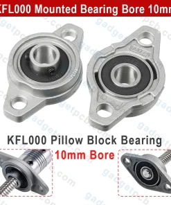 KFL000 Pillow Block Bearing FL000 Mount Bearings Bore 10mm