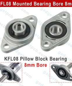 KFL08 Pillow Block Bearing FL08 Mount Bearings Bore 8mm